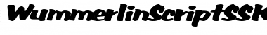 WummerlinScriptSSK Italic Font