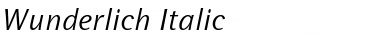 Wunderlich Italic