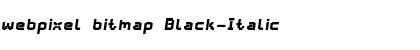 webpixel bitmap Font