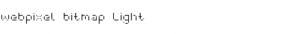 webpixel bitmap Light Font