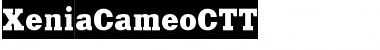 XeniaCameoCTT Regular Font