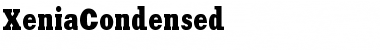 XeniaCondensed Regular Font