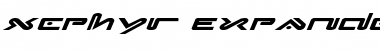 Xephyr Expanded Italic Expanded Italic Font