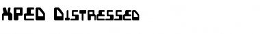 XPED Distressed Font