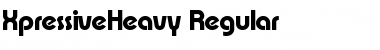 XpressiveHeavy Regular Font