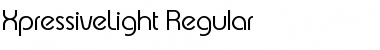 XpressiveLight Regular Font