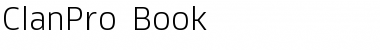 ClanPro Book Font