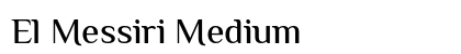 El Messiri Medium font free download