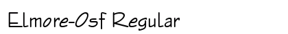 Elmore-Osf Regular Font Preview