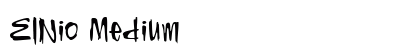 ElNio Medium Font Preview