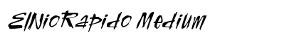 ElNioRapido Medium Font Preview