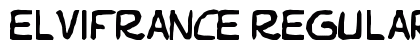 Elvifrance Regular font free download