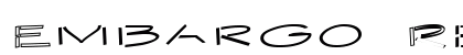 Embargo Regular font free download