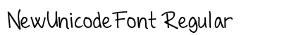 NewUnicodeFont Regular font free download