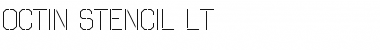 Octin Stencil Light Font