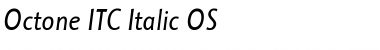 Octone ITC Italic Font