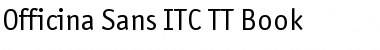 Officina Sans ITC TT Font