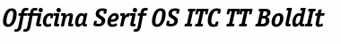 Officina Serif OS ITC TT BoldIt