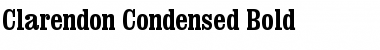 Clarendon Condensed Bold Font