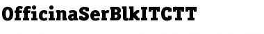 OfficinaSerBlkITCTT Font