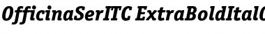 OfficinaSerITC Bold Italic