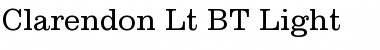 Clarendon Lt BT Light Font