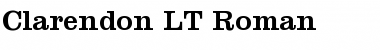 Clarendon LT Regular Font