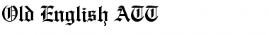 Old English ATT Regular Font