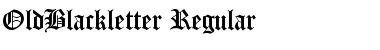 OldBlackletter Regular Font