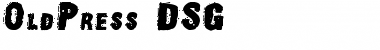 OldPress DSG Regular Font