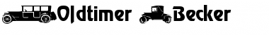 Oldtimer Becker Normal Font