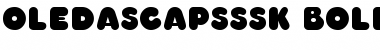 OledaSCapsSSK Bold Font