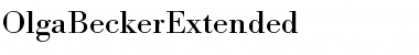 OlgaBeckerExtended Regular Font