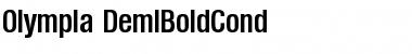 Download Olympia-DemiBoldCond Font