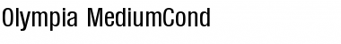 Olympia-MediumCond Regular Font