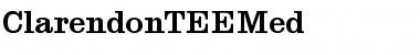 ClarendonTEEMed Regular Font