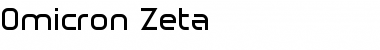 Download Omicron Zeta Font