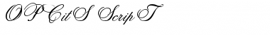 OPCitS-ScripT Font