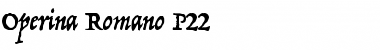 Operina Romano P22 Regular Font