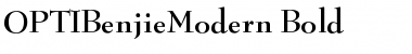 Download OPTIBenjieModern Font