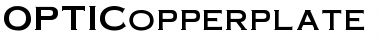 OPTICopperplate Medium Font