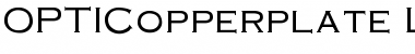 OPTICopperplate-Light Medium Font