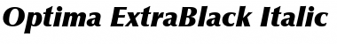 Optima-ExtraBlack Font