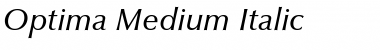 Optima-Medium Font