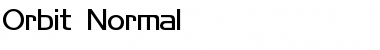 Orbit Normal Font