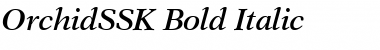 OrchidSSK Bold Italic