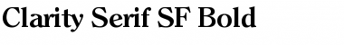 Clarity Serif SF Font
