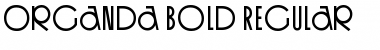Organda Bold Regular Font