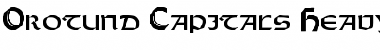 Orotund Capitals Font