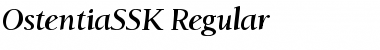 OstentiaSSK Regular Font